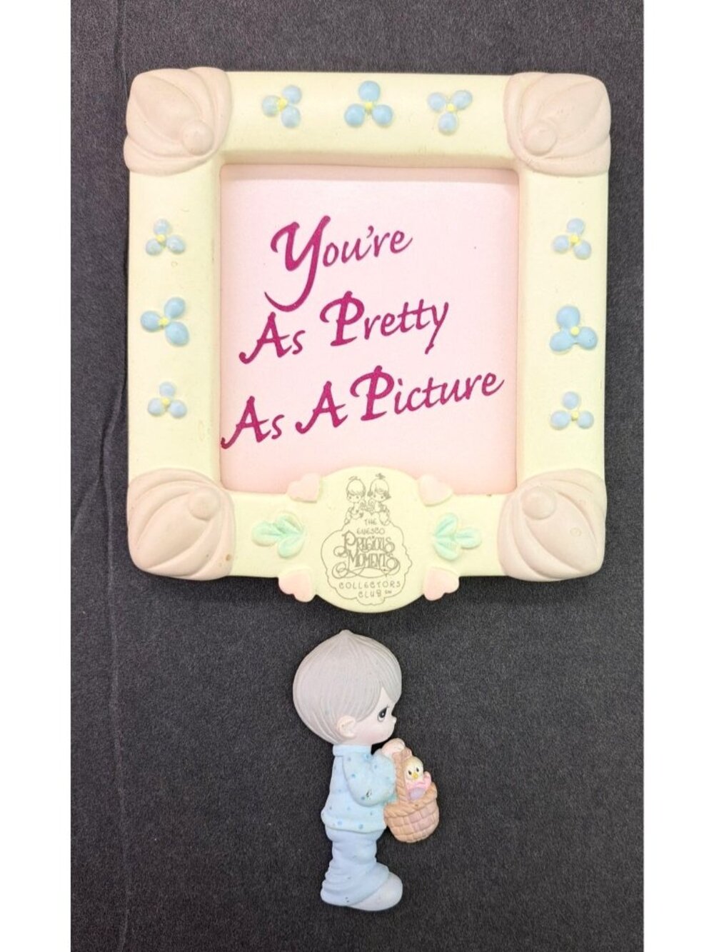 Vintage Precious Moments Magnets Lot Of 4 Photo Frame Chapel Collector's Club - Picture 3 of 8